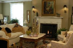 Living room of a home designed by interior designer Kevin Stefani of Cleveland, Ohio and Naples, Florida